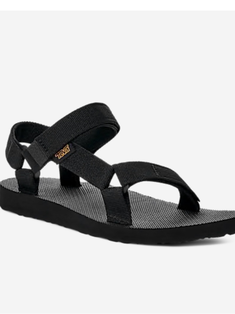 Teva Black Strappy Outdoor Sandal